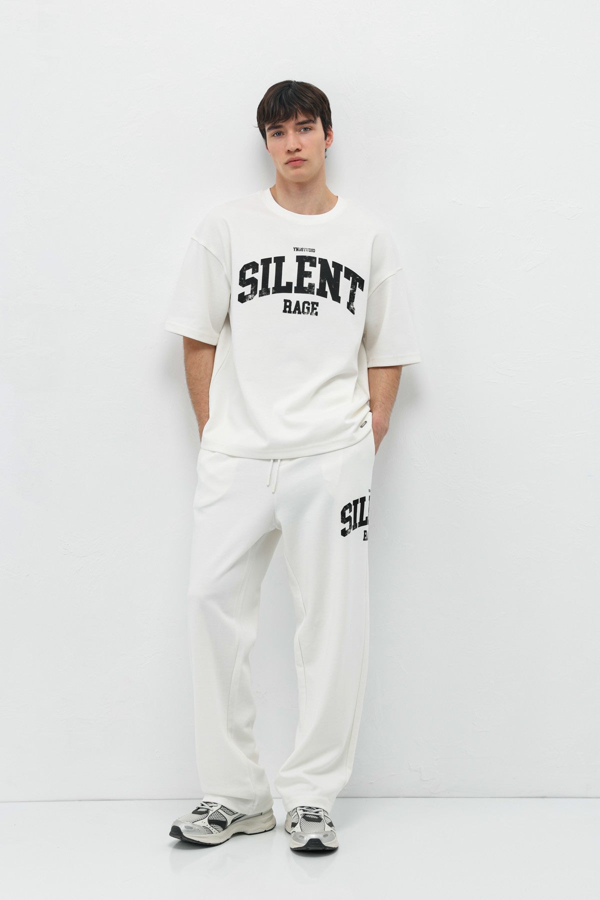Oversized Printed Sweatsuit Set V90-27