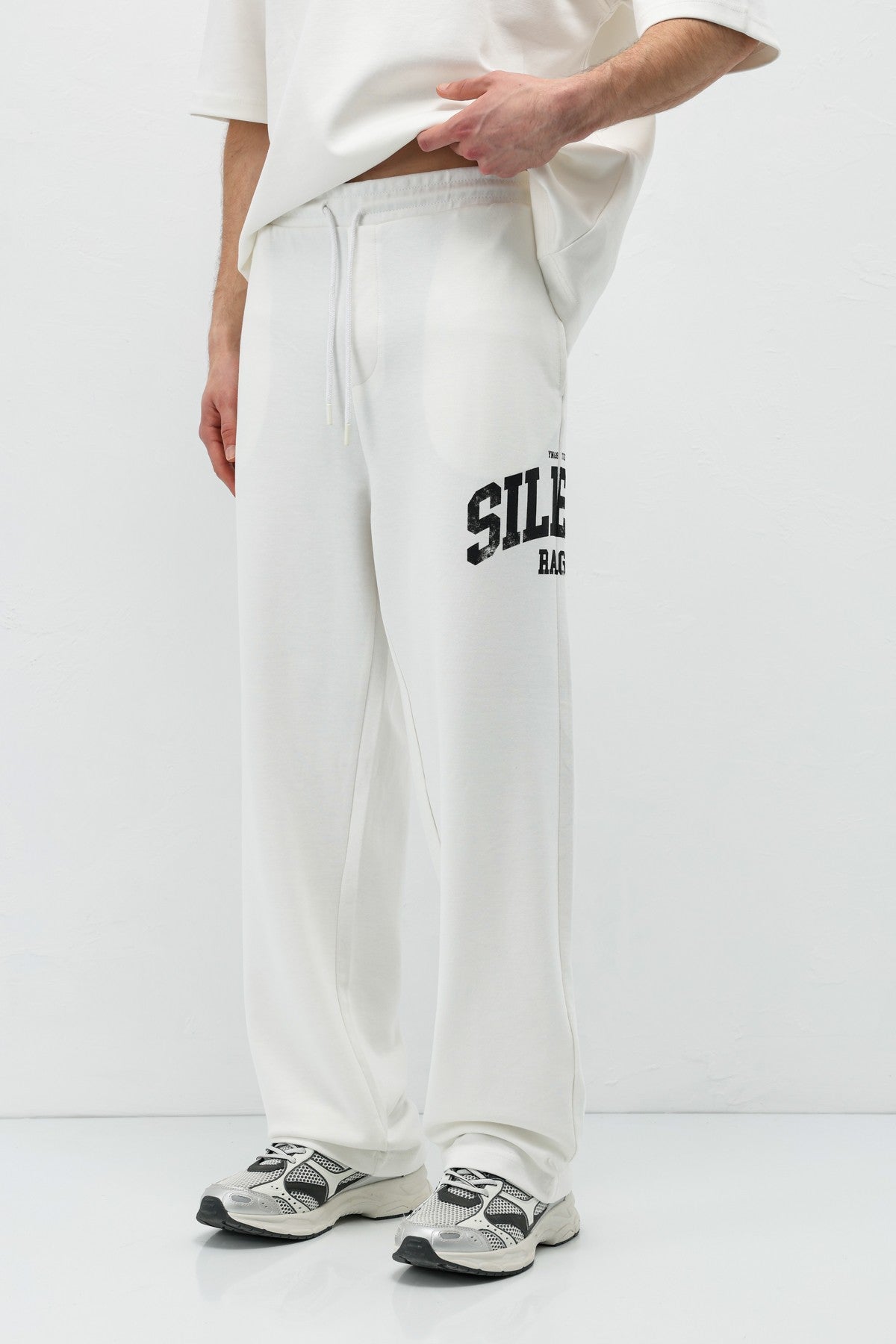 Oversized Printed Sweatsuit Set V90-27