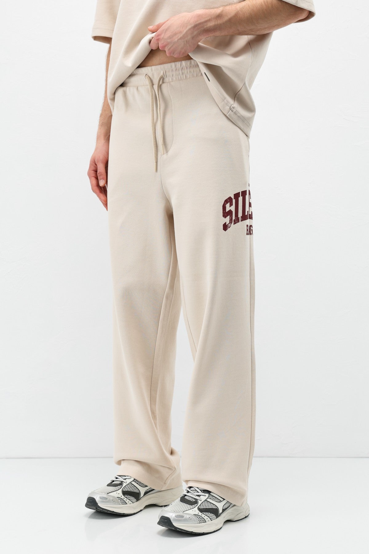 Oversized Printed Sweatsuit Set V90-27