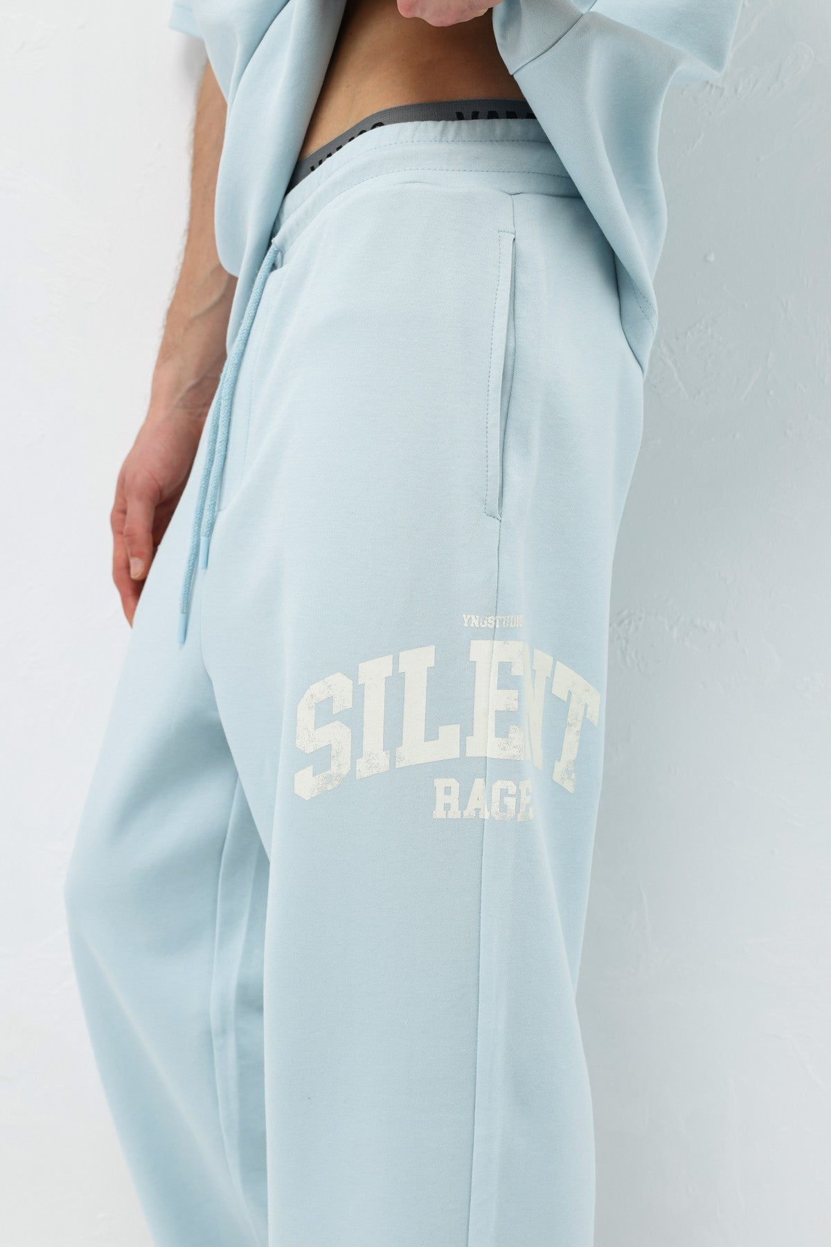 Oversized Printed Sweatsuit Set V90-27