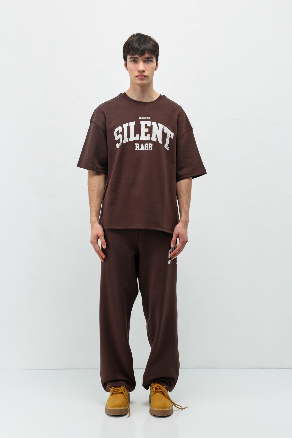 Oversized Printed Sweatsuit Set V90-27