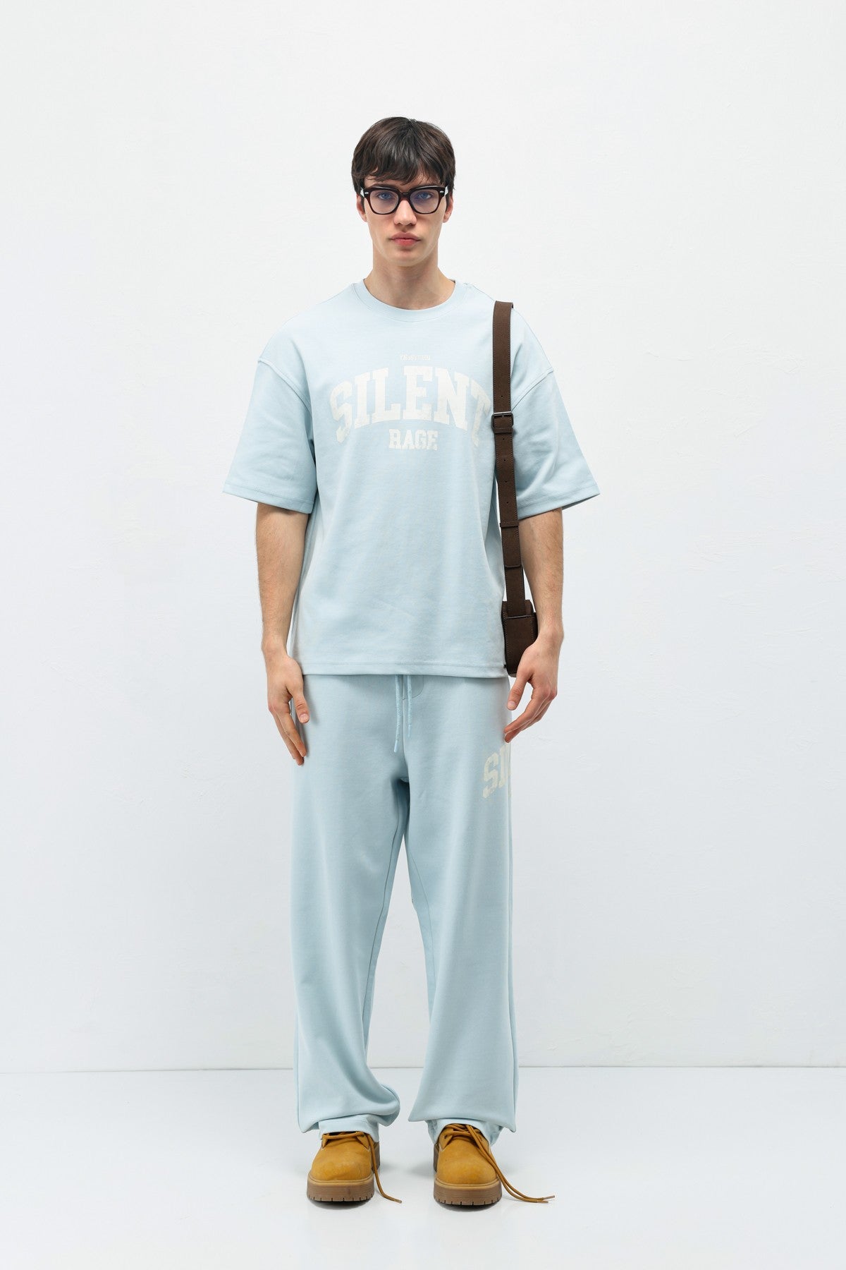 Oversized Printed Sweatsuit Set V90-27