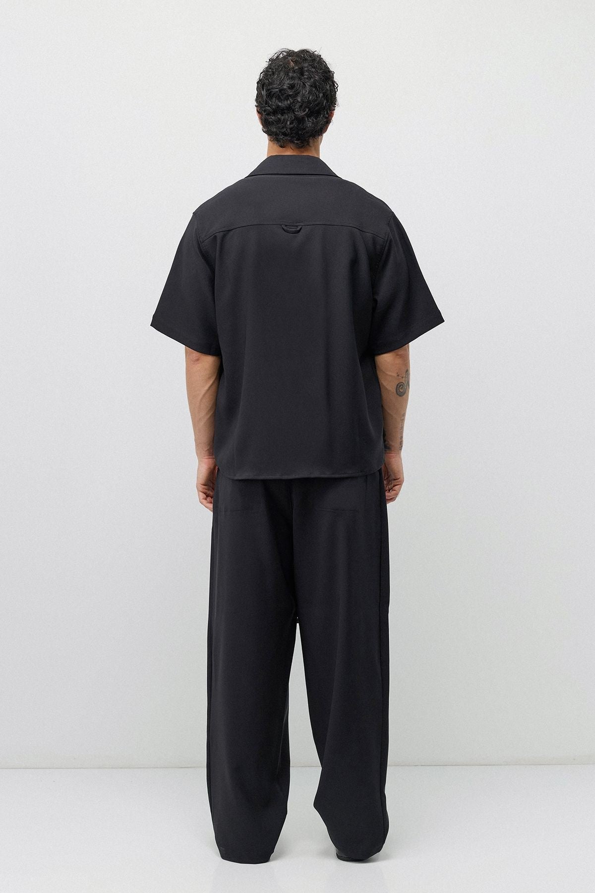 Relaxed-Fit Oversized Shirt and Pants Set