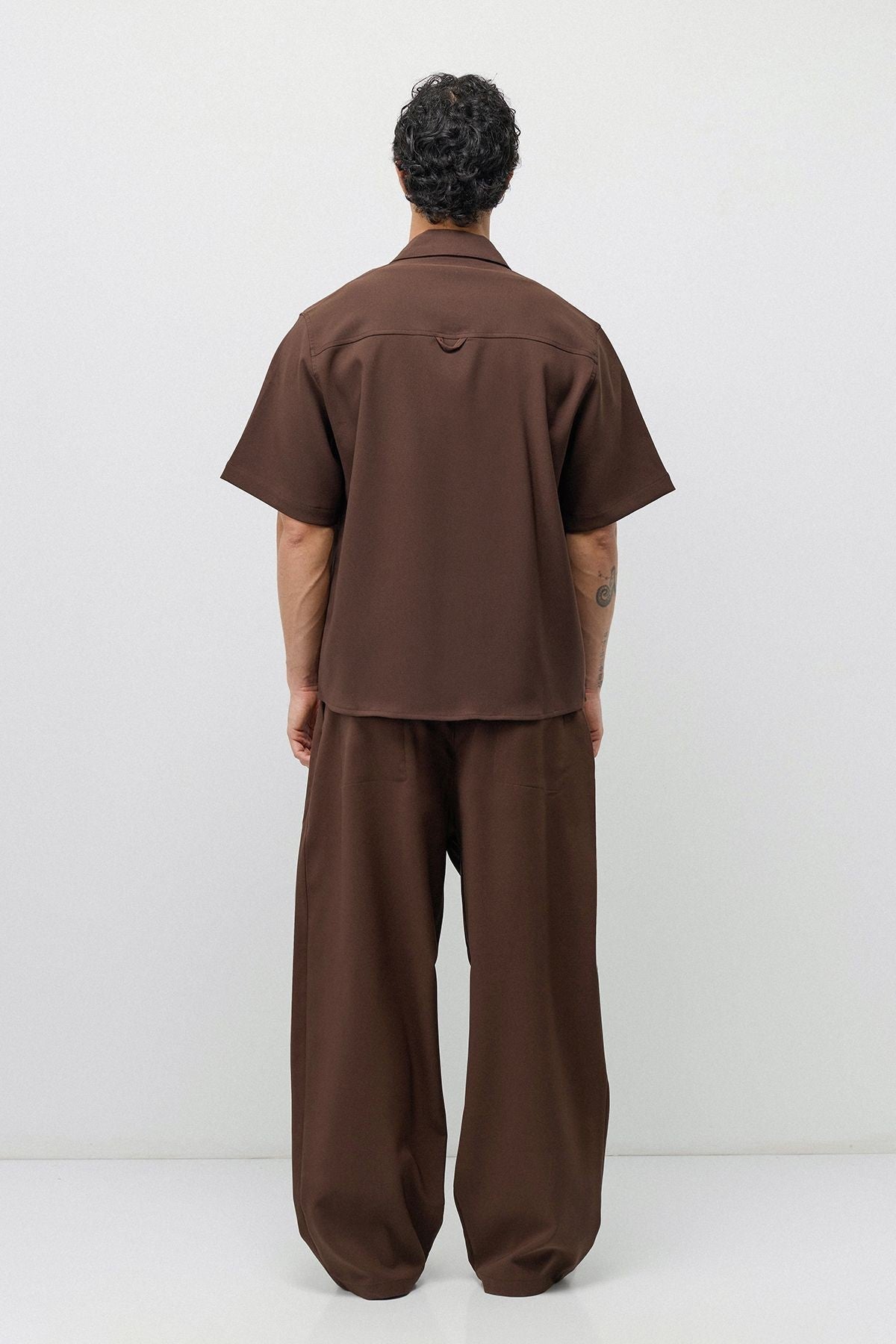 Relaxed-Fit Oversized Shirt and Pants Set