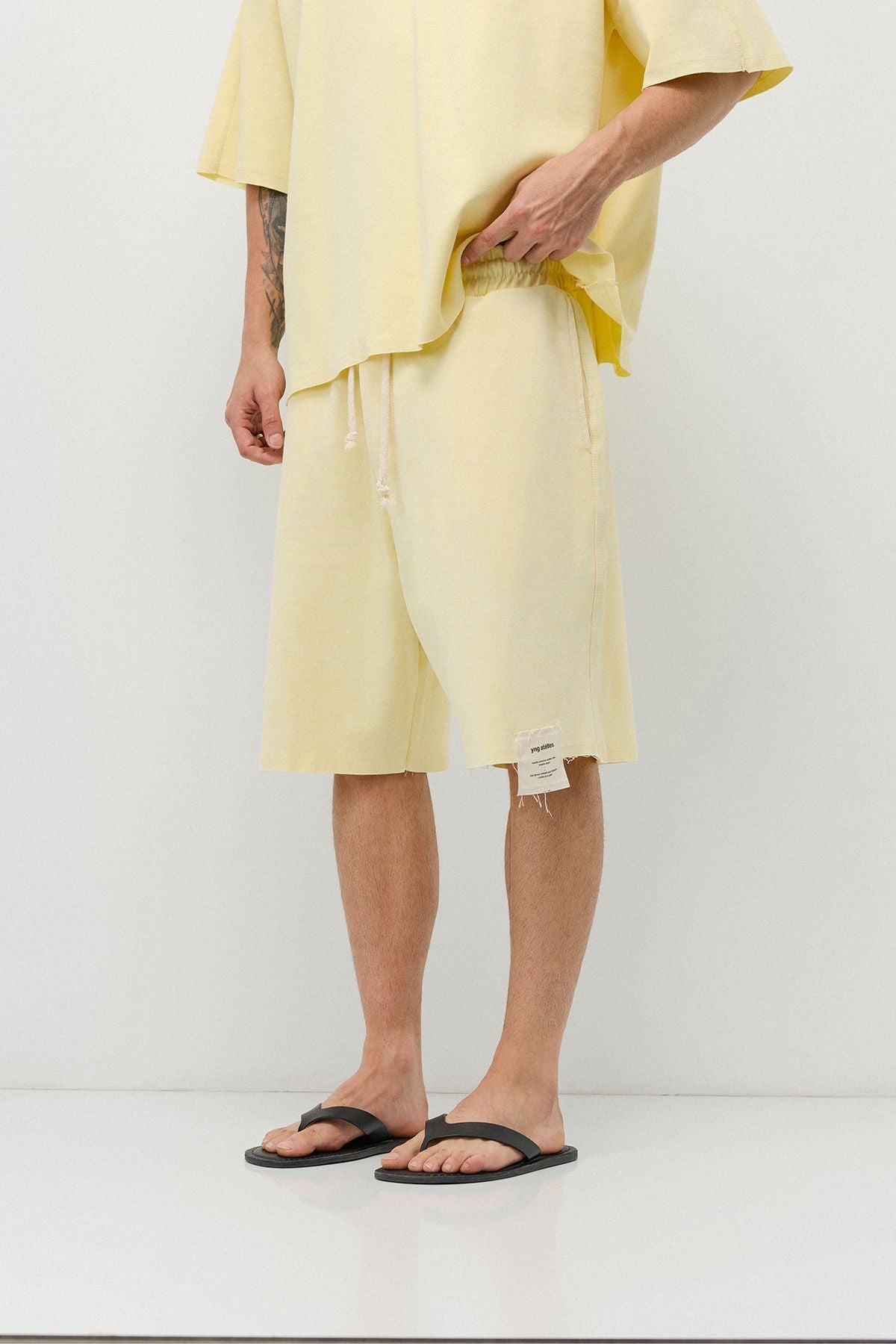 Oversized T-Shirt and Shorts Set (Pre-Washed)
