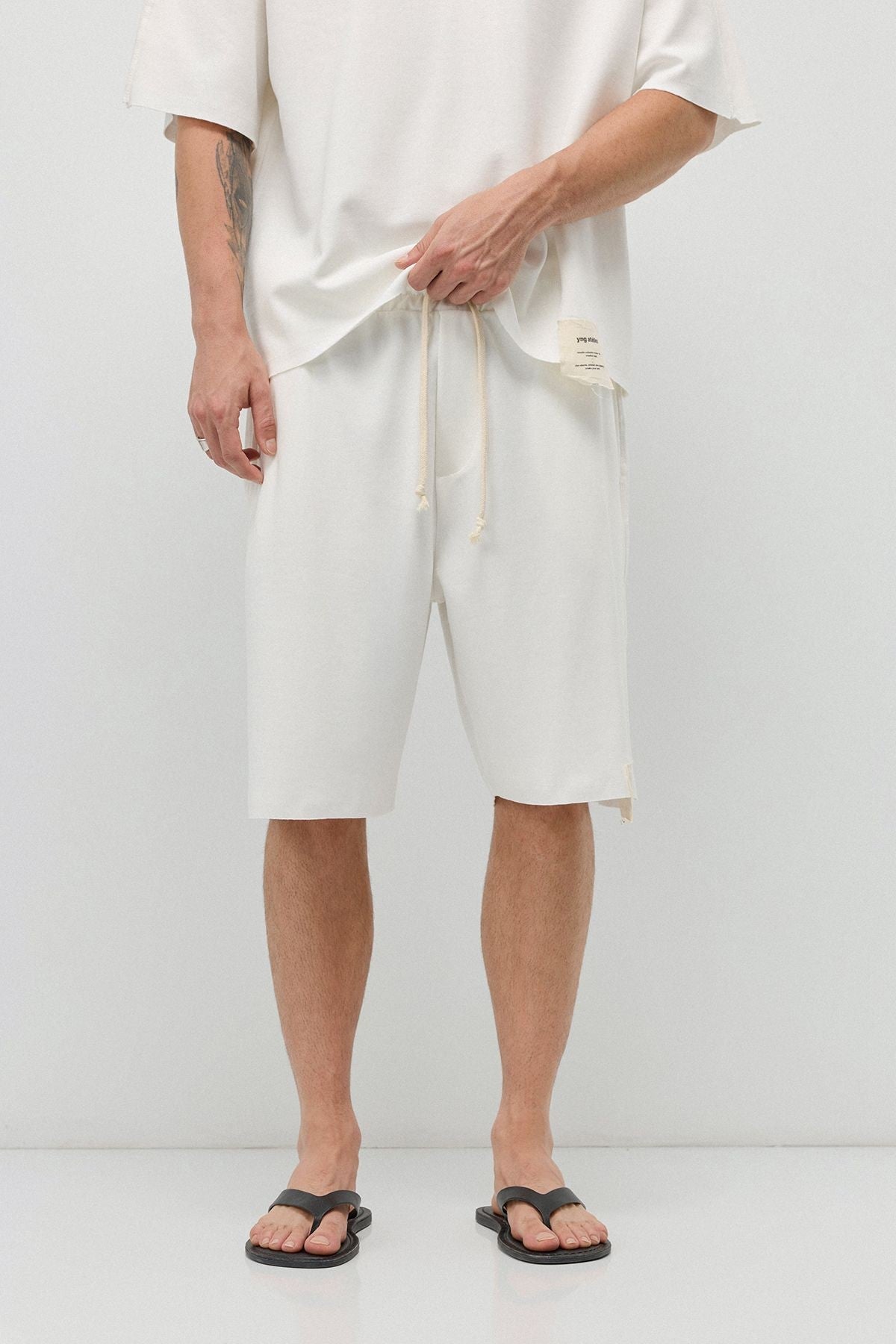 Oversized T-Shirt and Shorts Set (Pre-Washed)
