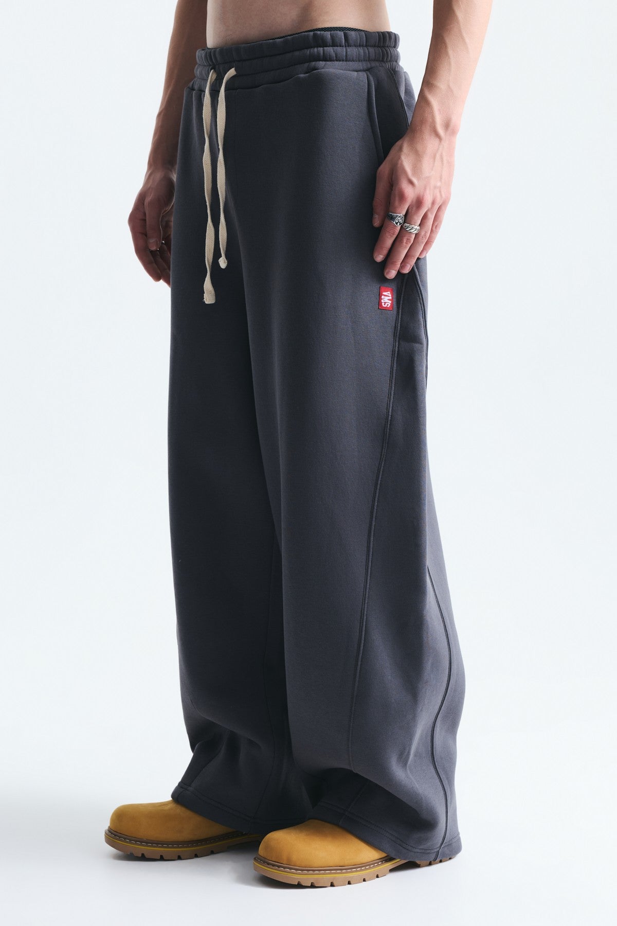 Half-Zip Barrel-Fit Sweatsuit Set