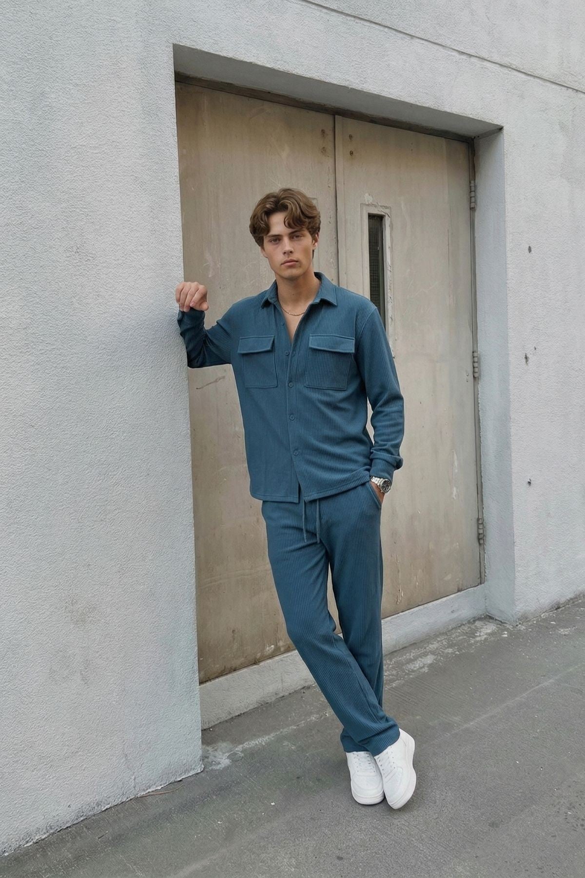 Drawstring Baggy-Fit Pants